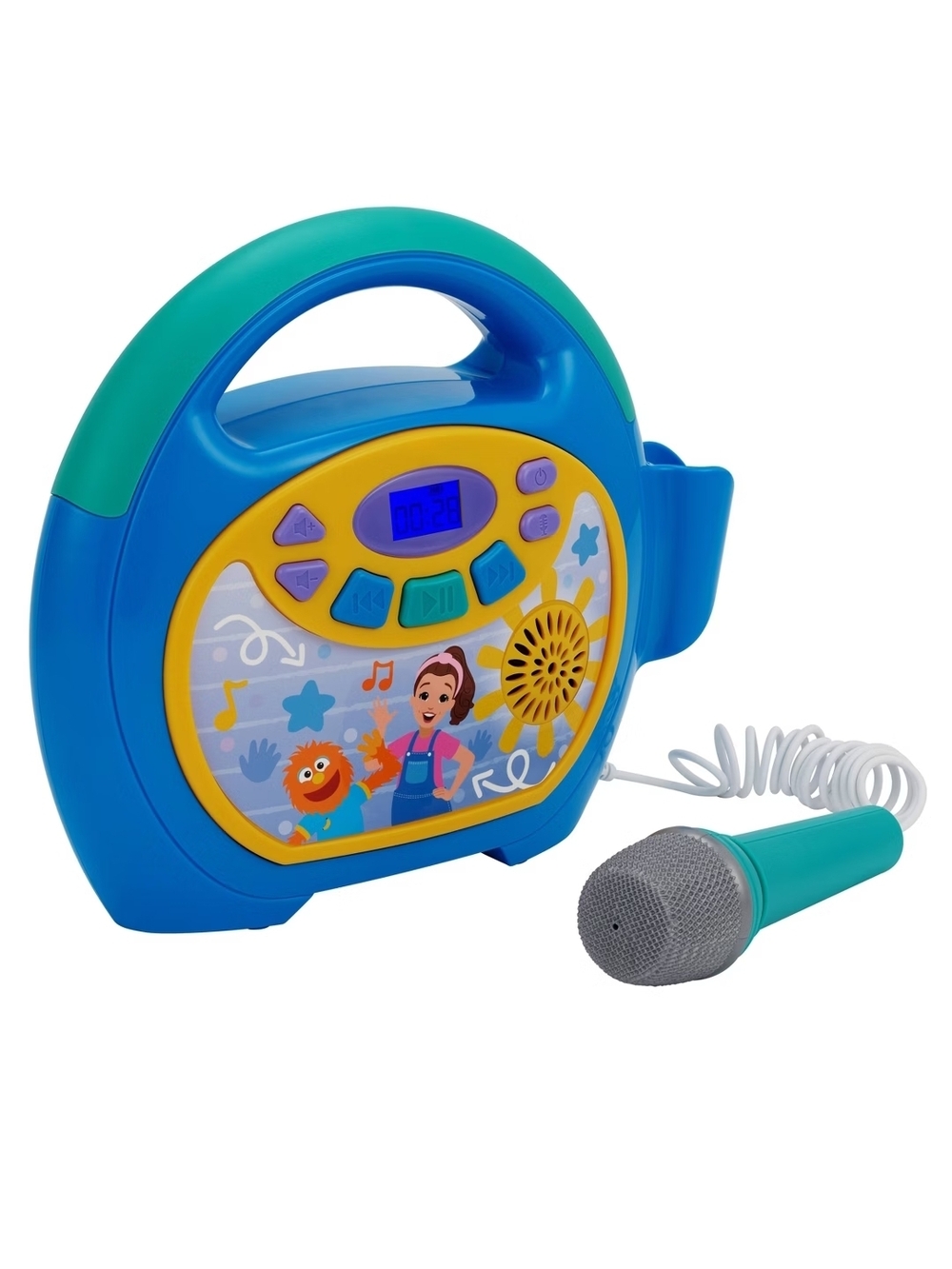 Rachel Blue & Yellow Bluetooth Sing-Along MP3 Player with Microphone - Picture 3 of 7
